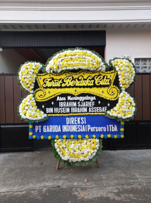 Papan Bunga Duka di Marga Bakti