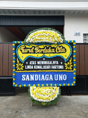 Papan Bunga Duka di Marga Bakti